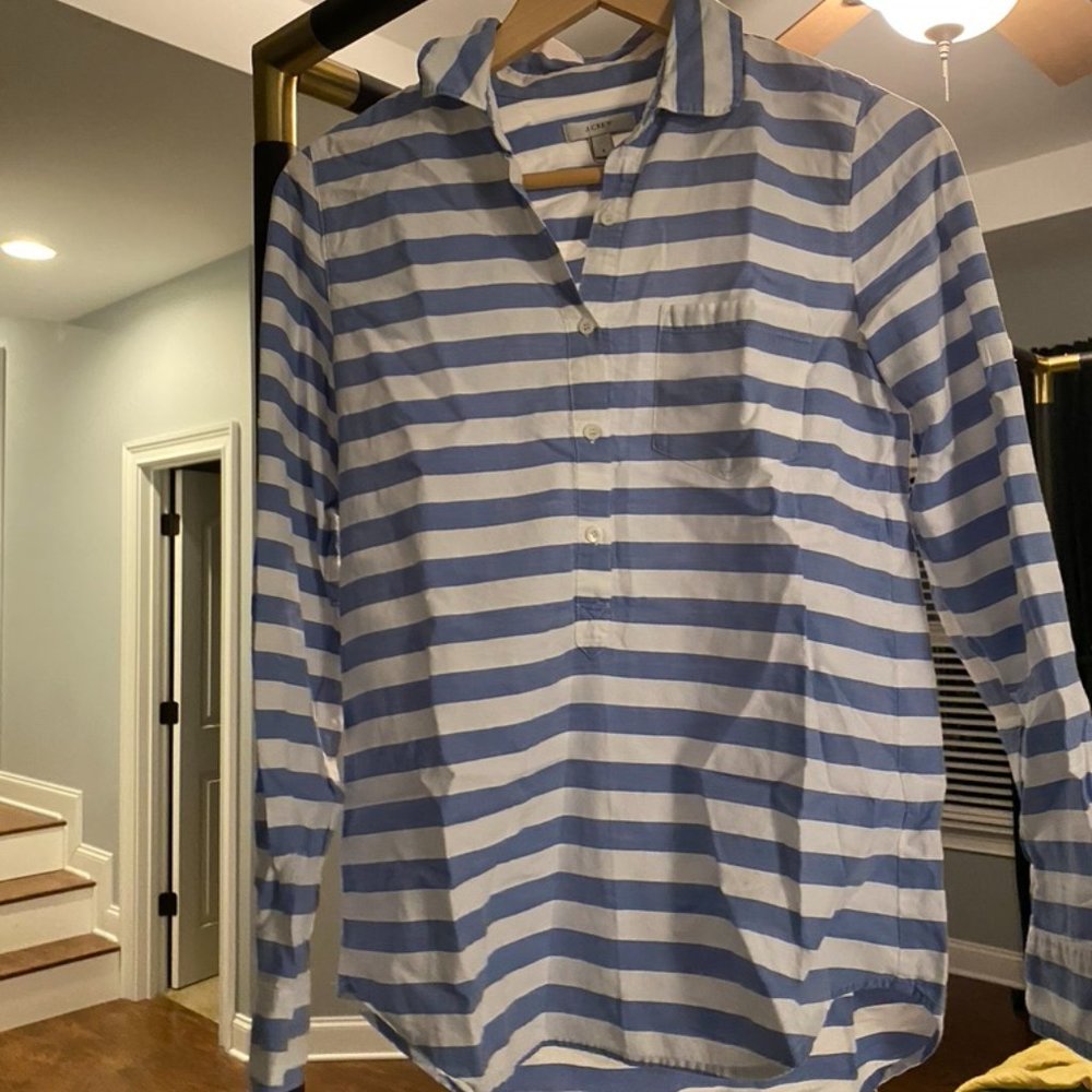 Jcrew stripe popover